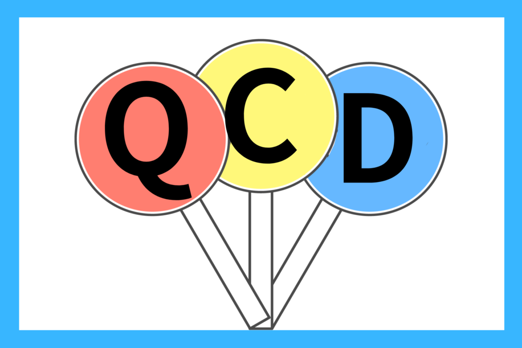 alt="生産技術職におけるQCDの考え方”