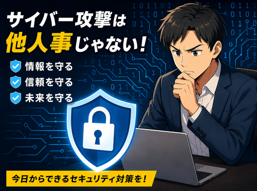 alt="サイバーセキュリティ対策”