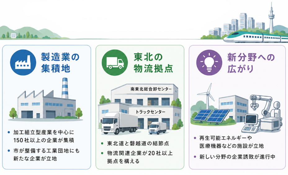 alt="郡山市ではなぜ求人が多く派遣を活用しやすいのか”
