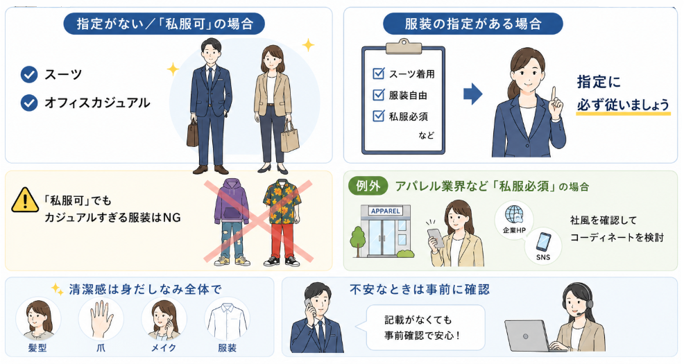 alt="紹介予定派遣の面接の服装マナー”