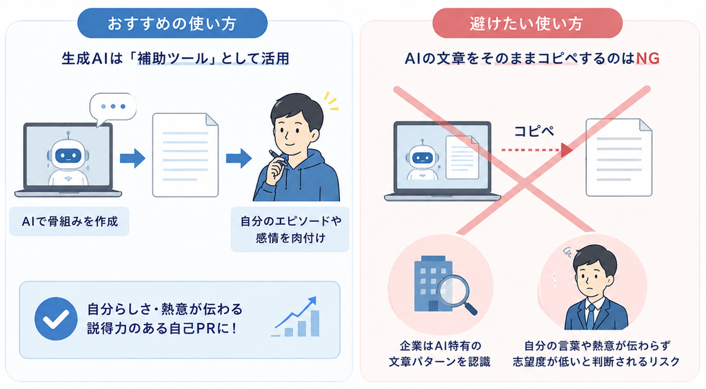 alt="AIを自己PRに使うとき”
