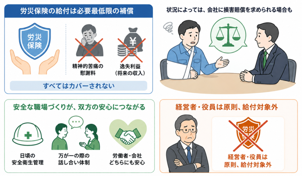 alt="労災保険の補償範囲”